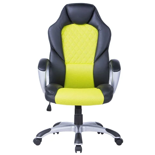 Gaming chair Viking leather black/green, 1000000000031184 05 