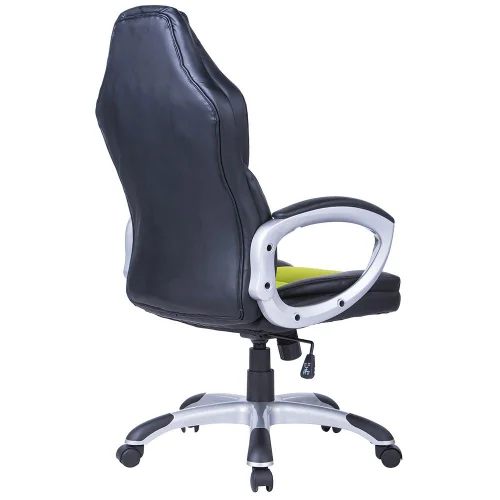 Gaming chair Viking leather black/green, 1000000000031184 07 
