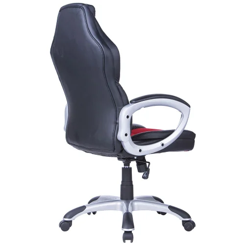Gaming chair Viking leather black/red, 1000000000031186 03 