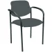 Chair Styl Arm Black fabric grey, 1000000000031257 03 