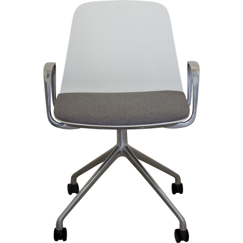 Chair Lola plastic/fabric white, 1000000000032169 02  — OK Office Chair Lola plastic/fabric white, 1000000000032169 02