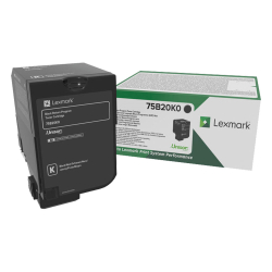 Тонер Lexmark 75B20K0 BK оригинал 13k