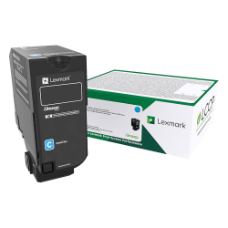 Тонер Lexmark 75B20C0 Cyan оригинал 10k