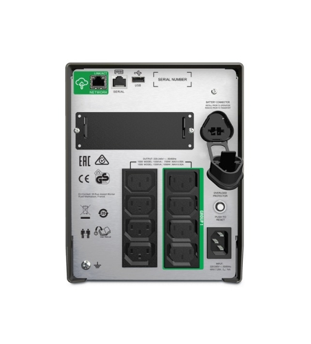 Непрекъсваем ТЗИ, APC Smart-UPS 1000VA LCD 230V with SmartConnect, 5200006303010920 02 
