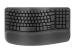 Безжична клавиатура Logitech Wave Keys ergonomic, черен, 5200006306078953 06 