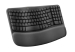 Безжична клавиатура Logitech Wave Keys ergonomic, черен, 5200006306078953 06 
