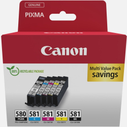 Мултипак Canon PGI-580/CLI-581 PBK/C/M/Y Pigment оригинал