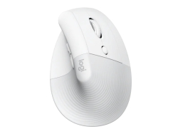 Logitech Lift Wireless Vertical Mouse, White