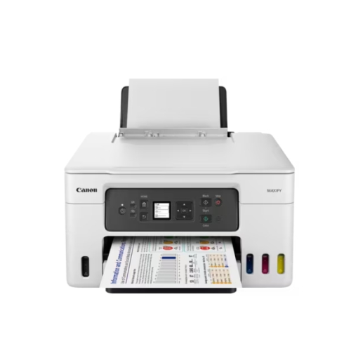 Мастилоструйно многофункционално устройство, Canon MAXIFY GX3040 All-In-One, White&Black + Canon GI-46 PGBK, 5200006307242539 02 