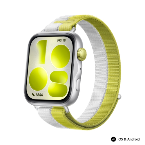 Смарт часовник Huawei Watch Fit 5, бял/зелен, 5200006307268014 02 