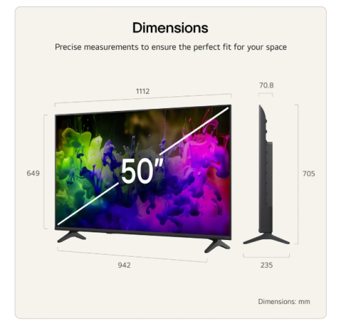 Смарт телевизор LG 50QNED7EB3C 50