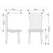 Chair Lola plastic/fabric grey, 1000000000032168 06 