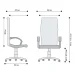 Chair Prestige Steel armrest fabric grey, 1000000000032913 03 