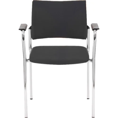 Chair Intrata V31 FL CR fabric black, 1000000000032922 02 