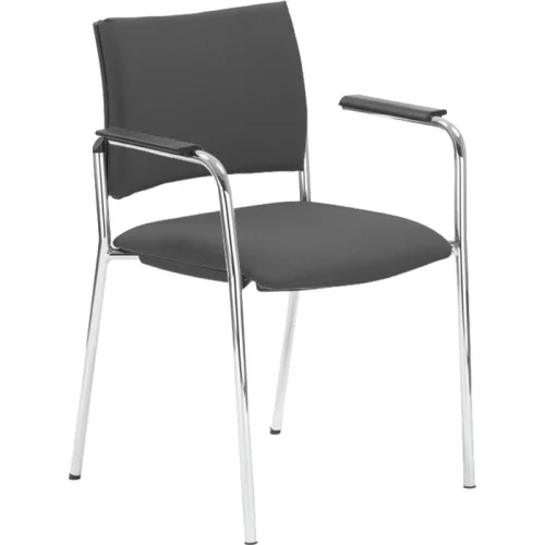 Chair Intrata V31 FL CR fabric black, 1000000000032922