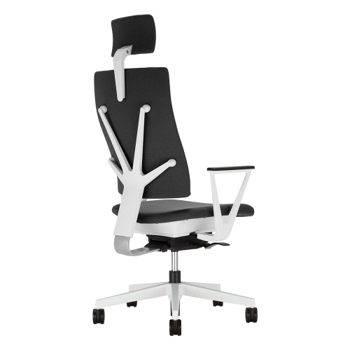 Chair 4Me White HR fabric black, 1000000000032938 02  — OK Office Chair 4Me White HR fabric black, 1000000000032938 02