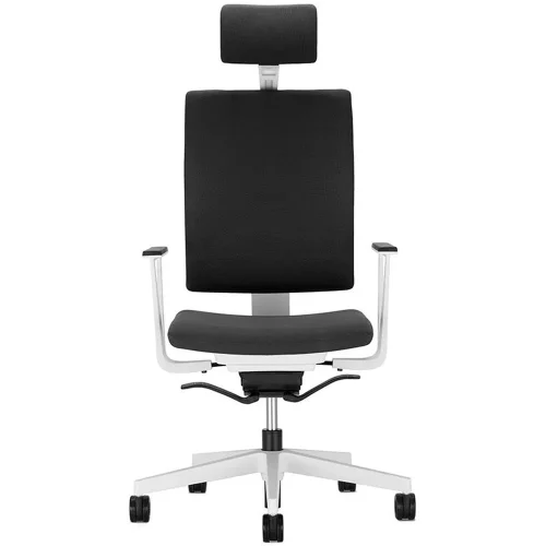 Chair 4Me White HR fabric black, 1000000000032938 03 