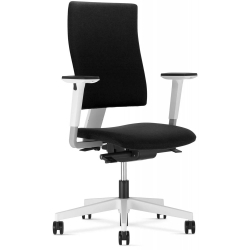 Chair 4Me white fabric black