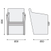 Armchair corner Ka eco leather, 1000000000032980 04 