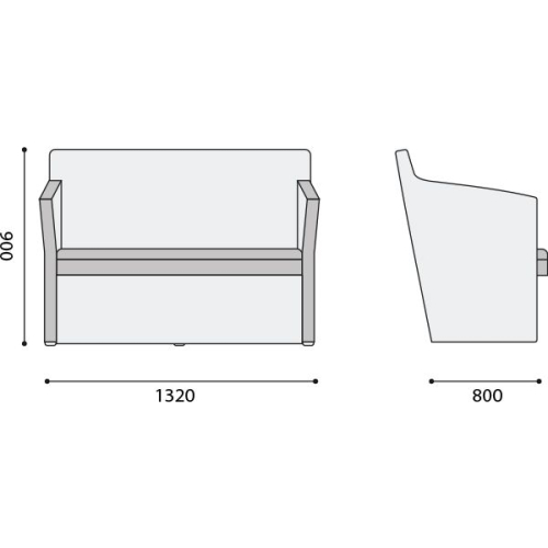 Диван Ka тройка еко кожа, 1000000000032982 02 