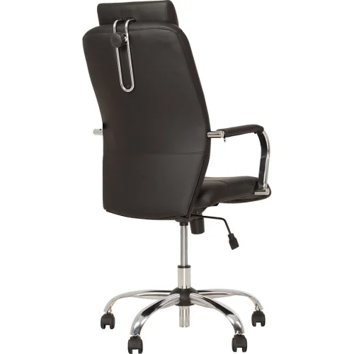 Chair Bruno HR steel eco leather black, 1000000000033047 02 