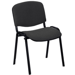 Chair Iso Black fabric grey