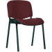 Chair Iso Black fabric burgundy, 1000000000003451 04 