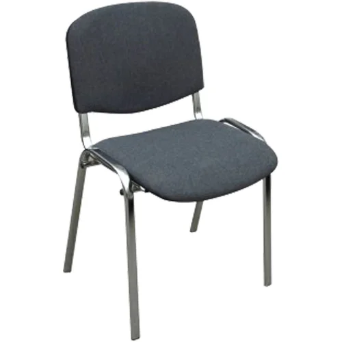Chair Iso Chrome fabric grey, 1000000000003452