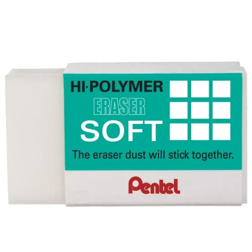 Гумичка Pentel ZES08 Hi-Polymer Soft, 1000000000026982