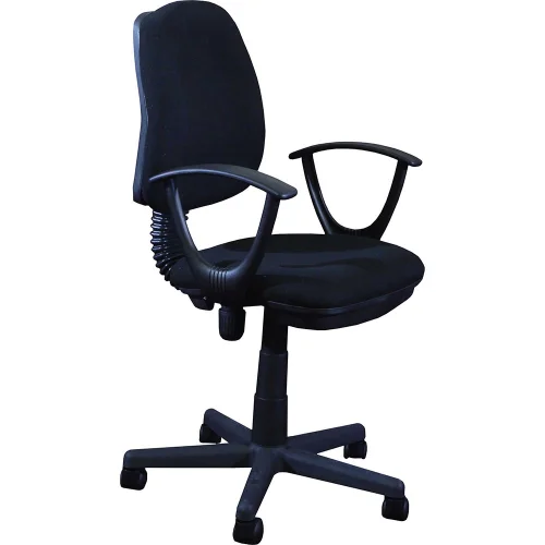Chair Task with armrests fabric black, 1000000000003483
