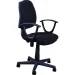 Chair Task with armrests fabric black, 1000000000003483 03 
