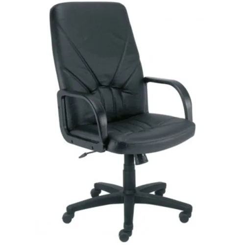 Chair Manager genuine leather black, 1000000000003494