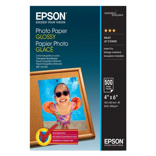Epson Photo Paper Glossy 10x15 500pcs, 1000000000034942