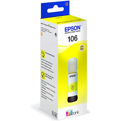 Ink bottle Epson 106 EcoTank Yellow 5k, 1000000000034947