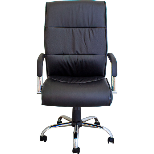 Chair Milano eco leather black, 1000000000035500 02 
