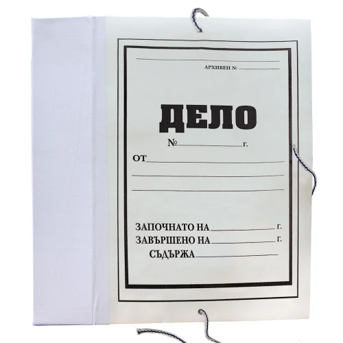 Folder case Vinyl white 8 cm, 1000000000035900