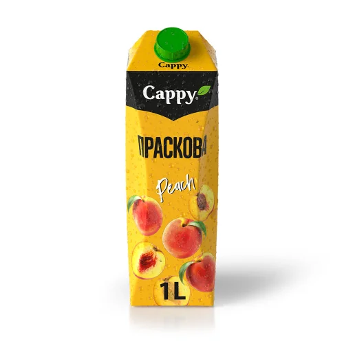 Cappy peach juice 1l, 1000000000003644