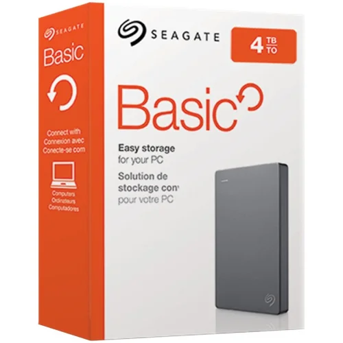 Външен твърд диск Seagate Basic HDD 4TB, 2003660619408191 05 