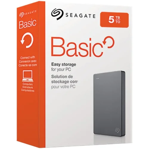 Външен твърд диск Seagate Basic HDD, 2.5', 5TB, USB3.0, 2003660619408207 05 
