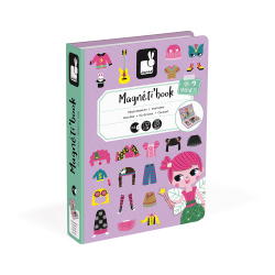Магнитна игра за момичета Janod Облечи дрехите, 3+ години