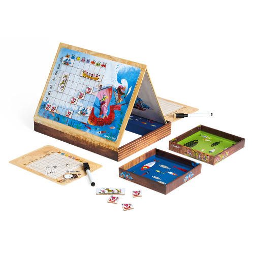 Настолна детска игра Janod Морска битка с пирати,  5+ години, 2003700217328351 03 