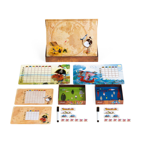 Настолна детска игра Janod Морска битка с пирати,  5+ години, 2003700217328351 04 