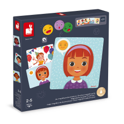 Магнитна игра за емоции Janod, 2+ години