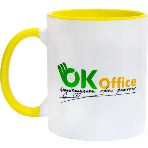 Чаша рекламна OK Office порцеланова, 1000000000037451 06 