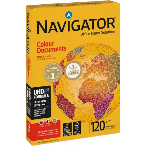 Хартия Navigator Colour A3 120гр 500л, 1000000000037807