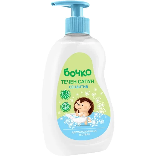 Soap liquid Bochko pump Sensitive 410ml, 1000000000034598