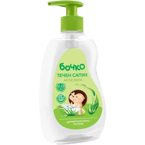 Soap liquid Bochko pump Aloe Vera 410ml, 1000000000034599