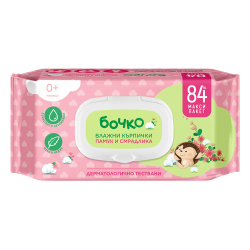 Мокри кърпи Бочко смрадлика капак оп84