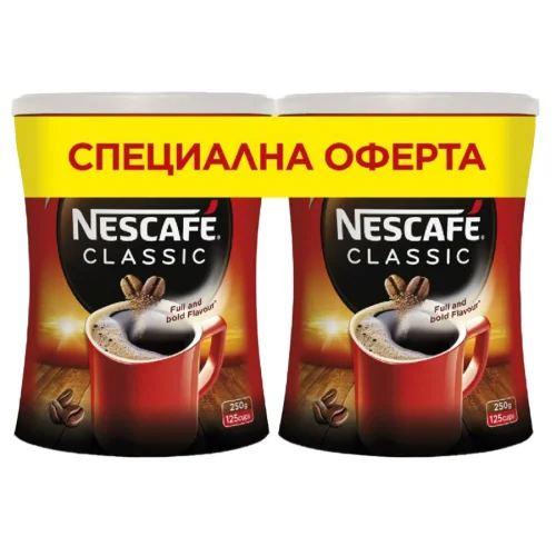 Nescafe Classic 2 x 250 grams, 1000000000042857