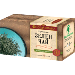 Чай Биопрограма зелен премиум оп20